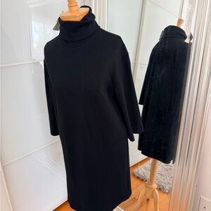 ZARA Black Turtleneck Dress S
